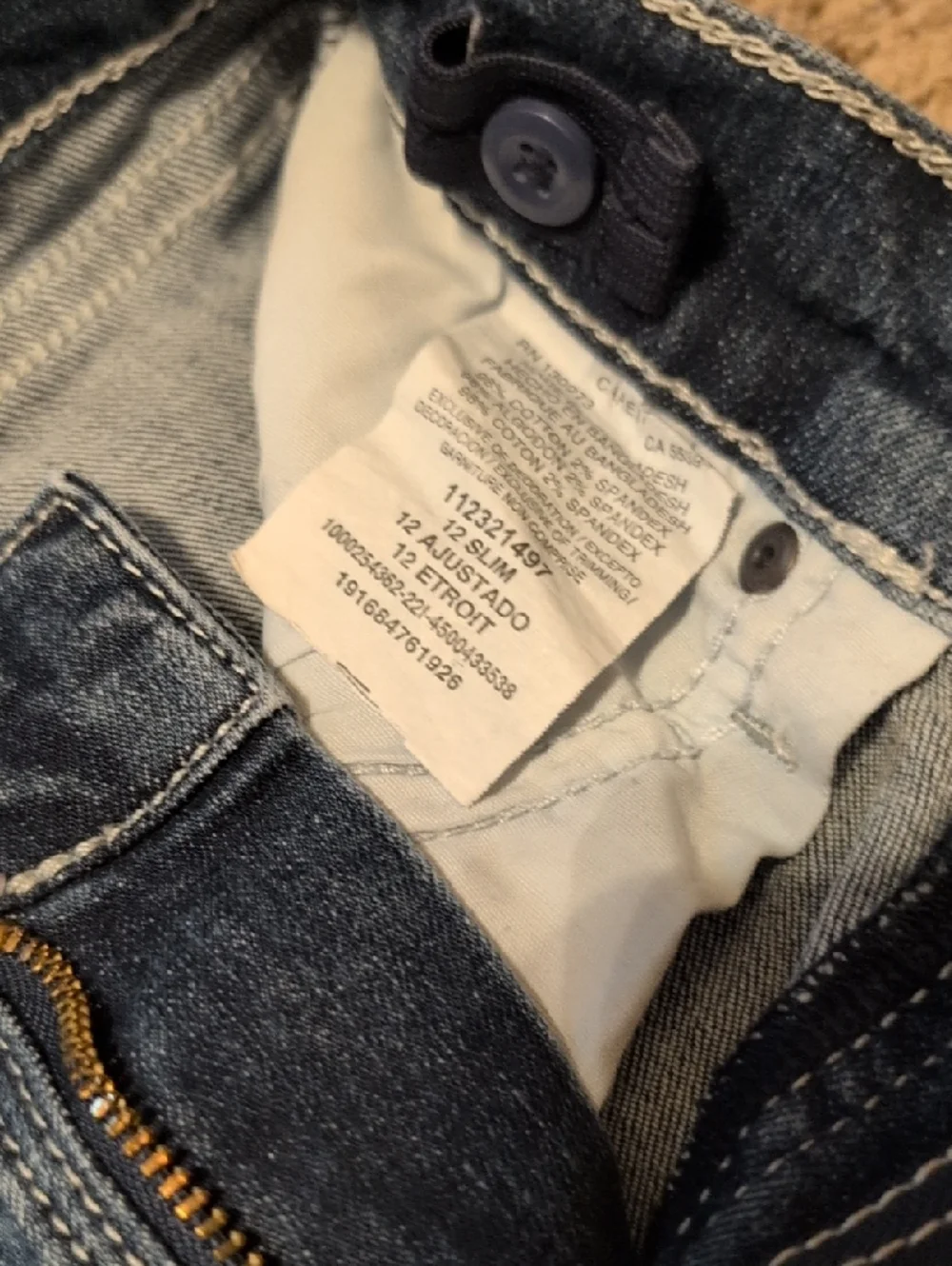 Wrangler Dark Blue Kids Jeans